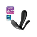 Wibrator punktu G Satisfyer Top Secret + sterowany aplikacją czarny