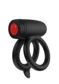 Pierścień wibracyjny podwójny Elite Power Twin C-Ring Hidden Desire 10 trybów USB