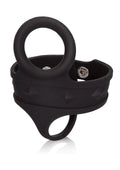 Pierścień erekcyjny silikonowy Calexotics 3 zatrzaski czarny 21,5 cm