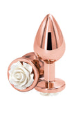 Korek analny Rose NS Novelties biały 8,9 cm