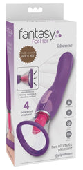Stymulator punktu G z ssaniem Fantasy For Her 25,4 cm fioletowy