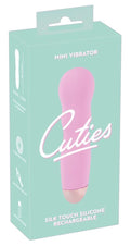 Mini wibrator Cuties 7 trybów USB różowy 12,4 cm
