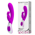 Wibrator króliczek Harlan Pretty Love 12 trybów USB fioletowy 21 cm