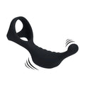 Stymulator prostaty wibrujący Levelz z pierścieniem Tri O 5,1 cm czarny