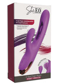 Wibrator króliczek She.E.O z ruchem palcowym G-spot 24 cm