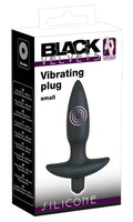 Korek analny wibrujący Black Velvets 13 cm