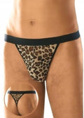 Stringi męskie w panterkę SoftLine Collection S/L