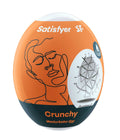 Masturbator jajko Satisfyer Egg Single Crunchy pomarańczowy