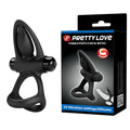 Pierścień wibracyjny Pretty Love 10 trybów czarny