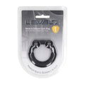 Pierścień erekcyjny Levelz Metal and Silicone 6 cm czarny