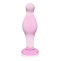 Plug analny szklany Lovetoy Romance 11,3 cm różowy