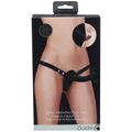 Strap-on wibrujący Ouch! podwójna wibracja 10 trybów USB czarny