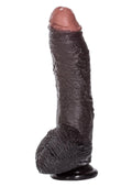Dildo realistyczne wibrujące Sean Michaels brązowe 15,25 cm