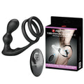 Pierścień wibracyjny z wtyczką analną Pretty Love 12 trybów USB