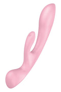 Wibrator króliczek Triple Oh Satisfyer 12 programów USB różowy