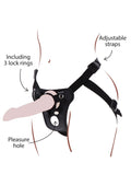Uprząż strap-on ToyJoy czarna
