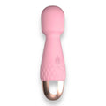 Masażer typu wand Mini Wand De Luxe Power Escorts 11,6 cm różowy