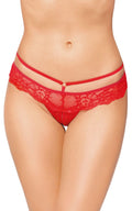 Stringi koronkowe z wycięciem SoftLine Collection