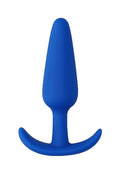 Korek analny silikonowy ShotsToys niebieski 7,5 cm