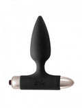 Wtyczka analna wibrująca Spice it up New Edition Glory Lola Toys 10 trybów 15 cm czarny