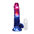 Wibrator realistyczny RealRock z kulkami LED 22,5 cm