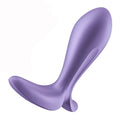Plug wibrujący Satisfyer Intensity 12 trybów USB fioletowy