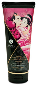 Krem do masażu malinowy Shunga 200 ml