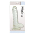 Dildo jelly Real Rapture clear z przyssawką