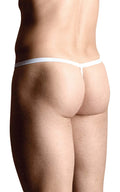 Stringi męskie z pluszową kaczuszką SoftLine Collection biały S/L