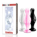 Korek analny szklany Lovetoy 11,3 cm