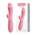 Wibrator punktu G z stymulatorem Snappy Pretty Love 19,5 cm różowy 30 trybów USB