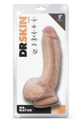 Dildo realistyczne Dr. Skin Mr. Mayor 22,8 cm beżowe