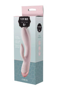 Wibrator punktu G Vivre Duo Vibe Coco 22,9 cm