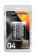 Rękaw na penisa Stay Hard 04 przezroczysty Blush