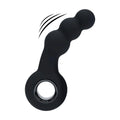 Masażer prostaty wibrujący Levelz z koralikami 15 cm czarny