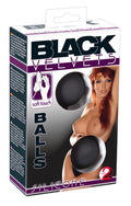 Kulki do treningu dna miednicy The Perfect Balls Black Velvets 3,5 cm