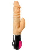 Wibrator z stymulatorem łechtaczki posuwisty 24 tryby USB 27 cm