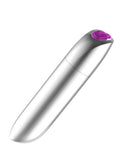 Stymulator bullet 20 trybów USB srebrny 10 cm