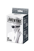 Knebel z kulką Anonymo 64 cm czarny