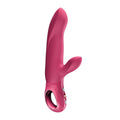Wibrator króliczek posuwisty Bi Stronic Arc Fun Factory 22,3 cm malinowy