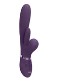 Stymulator punktu G posuwisty z machającym językiem Vive Kura 24,9 cm