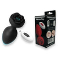 Korek analny wibrujący Princess Plug Power Escorts 10 trybów USB czarny