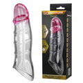 Nakładka na penisa Pretty Love Damell 19,8 cm przezroczysty różowy