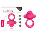 Pierścień wibracyjny Power Clit Duo Lovetoy 10 trybów różowy