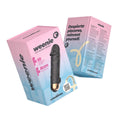 Mini wibrator bullet Crushious Weenie 10 trybów USB czarny 8,8 cm