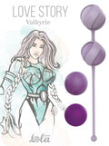 Zestaw kulek dopochwowych Love Story Valkyrie Lola Games fioletowy