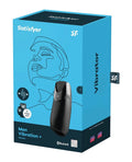 Masturbator wibrujący Satisfyer Men Vibration+ Connect App 14 trybów USB czarny