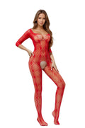 Bodystocking czerwony One Size SoftLine Collection