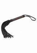 Flogger BDSM Elegant Ouch! tytanowo-szary