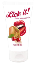 Żel do masażu Lick it! Wild Cherry 50 ml